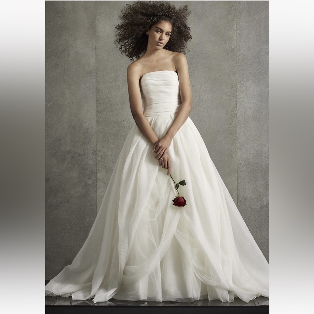 White by Vera Wang Tulle Dress VW351178